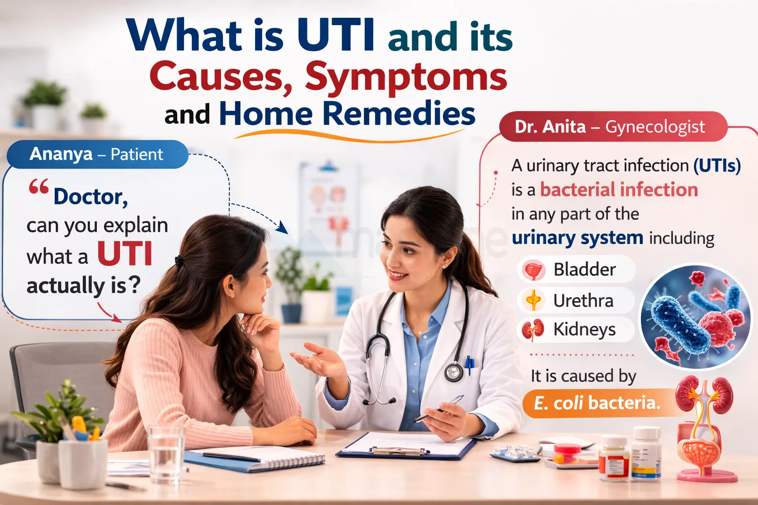 What is UTI and its causes, symptoms and home remedies