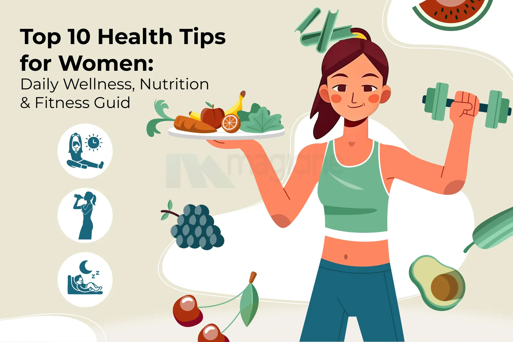 Top 10 Health Tips for Women: Daily Wellness, Nutrition & Fitness Guide