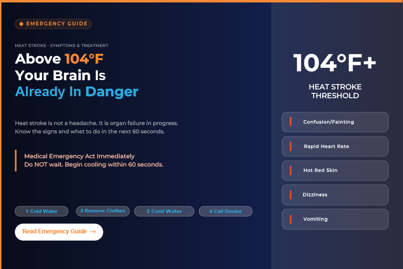 Heat Stroke Symptoms & Treatment: Complete Emergency Guide