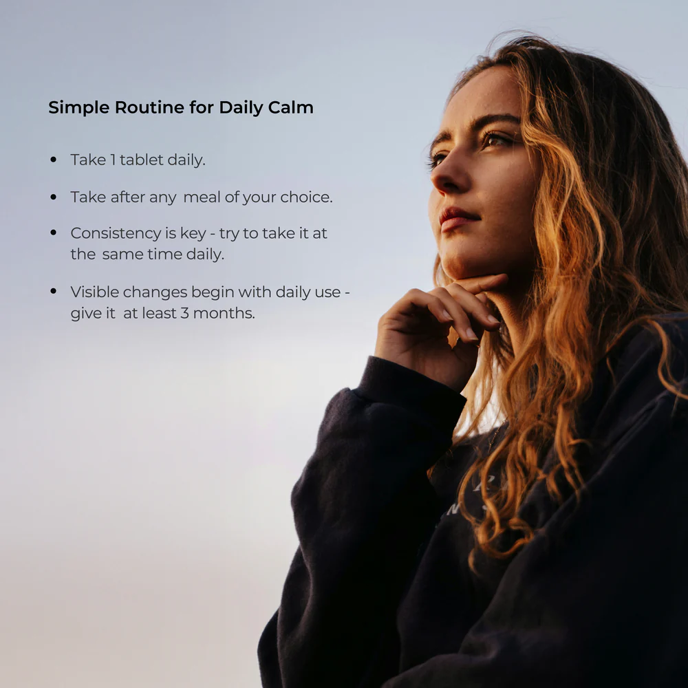 Vitagoli Stress Management Tablets with Hops Extract Supports Relaxation, Mood Balance & Better Sleep