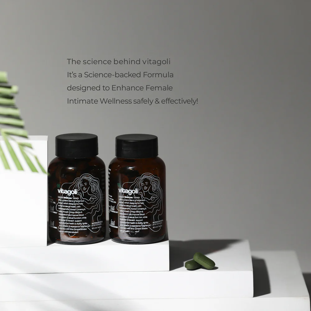 Vitagoli Sexual Wellness Tablets for Women, Enhances Desire, Stamina & Mood
