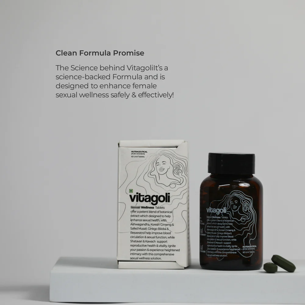 Vitagoli Sexual Wellness Tablets for Women, Enhances Desire, Stamina & Mood
