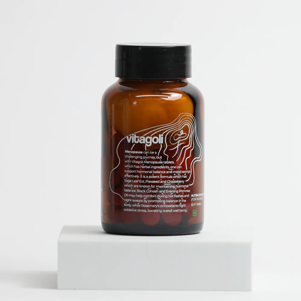 Vitagoli Menopause Support Tablets for Women | Natural Relief for Hot Flashes, Mood Swings & More